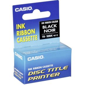 Image of Casio TR-18 BK black Ink Ribbon Cassette