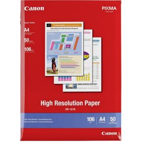 Image of Canon High Resolution Paper HR-101, 1033A002, DIN A4, 106 g/mÂ², Hoge resolutie, mat, 50 vellen