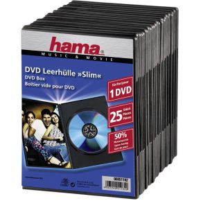 Image of 1x25 Hama DVD-cases Slim 51182