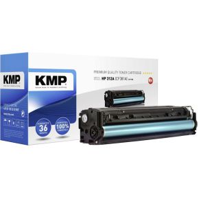 Image of KMP H-T190 Toner cyaan compatibel met HP CF 381 A