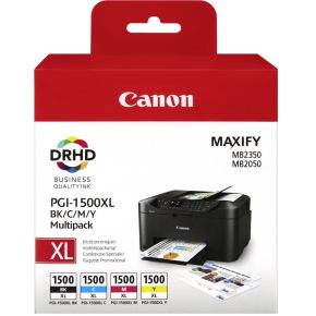 Image of Canon PGI-1500 XL Multipack BK/C/M/Y + Calculator