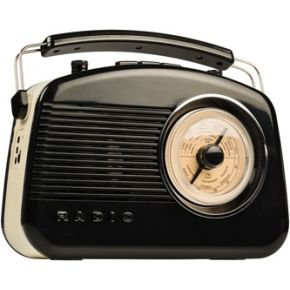 Image of Draagbare Bluetooth Radio AM / FM AUX Zwart