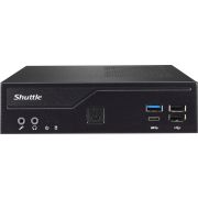 Shuttle DH610S PCs/werkstation Slim PC DDR4-SDRAM HDD+SSD Mini PC Zwart