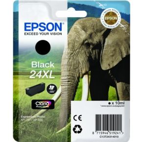 Image of Epson Singlepack Black 24XL Claria Photo HD Ink