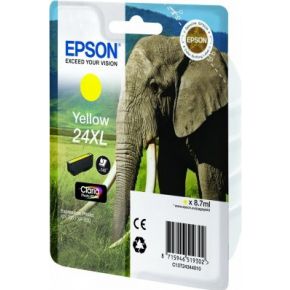 Image of Epson Singlepack Yellow 24XL Claria Photo HD Ink