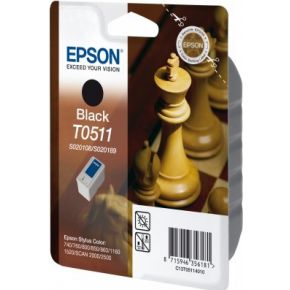 Image of Epson INK CARTRIDGE T0511 BLACK 24ML BLISTER R