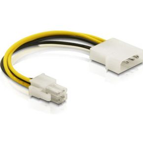 Image of Delock Stromkabel P4 - Molex 4pin St/St 015m