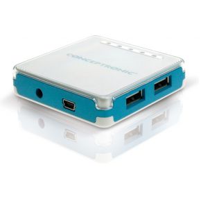 Image of Conceptronic 4 PORTS USB 2.0 HUB WITH ADAPTER