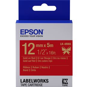 Image of Epson LK-4RKK Cartridge Goud, RoodMHz