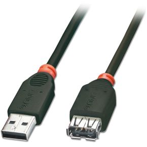 Image of Lindy 41775 5m USB A USB A Zwart USB-kabel