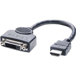 Image of Lindy DVI-D FM/HDMI M Adapter Cable, 0.2m