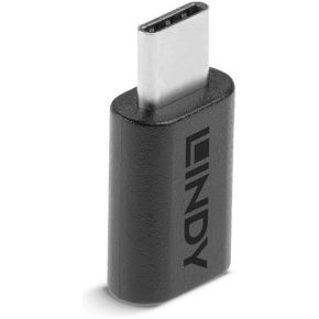 Image of Lindy USB-C/Micro-B USB-C Micro-B Zwart