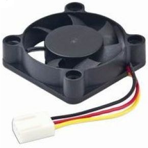 Image of 40x40x10mm kogellager DC fan, 12 V, 70 mm kabel - Quality4All
