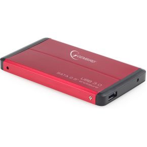 Image of Externe 2.5' SATA harddiskbehuizing USB 3.0, rood - Quality4All