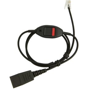 Image of Jabra QD Cord auf RJ10, spiral, 0,5 - 1,00 Meter incl. Mute