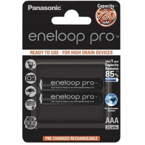 Image of 1x2 Panasonic Eneloop Pro Micro AAA 930 mAh