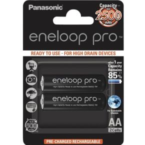 Image of 1x2 Panasonic Eneloop Pro Mignon AA 2500mAh