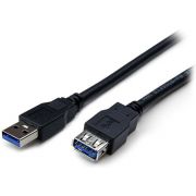 StarTech.com 2 m zwarte SuperSpeed USB 3.0 verlengkabel A naar A M/F