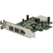 StarTech-com-3-poort-2b-1a-Low-Profile-1394-PCI-Express-FireWire-Adapterkaart
