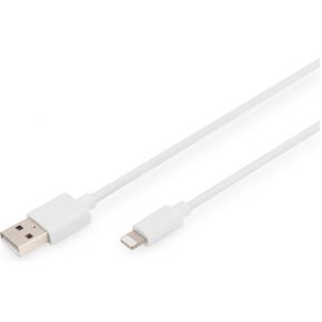 Image of Digitus 1m, Lightning/USB-A 1m USB A Lightning Wit