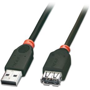 Image of Lindy 41772 1m USB A USB A Zwart USB-kabel