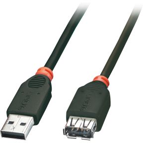 Image of Lindy 41774 3m USB A USB A Zwart USB-kabel