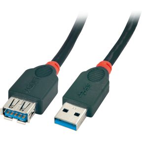 Image of Lindy 41831 1m USB A USB A Zwart USB-kabel