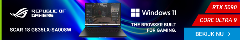 ASUS ROG Strix SCAR 18 G835LX-SA008W 18" Core Ultra 9 RTX 5090 Gaming laptop