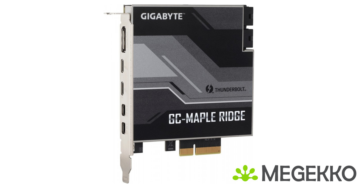 GIGABYTE GC-MAPLE RIDGE Thunderbolt 4 拡張カード Intel 500シリーズ