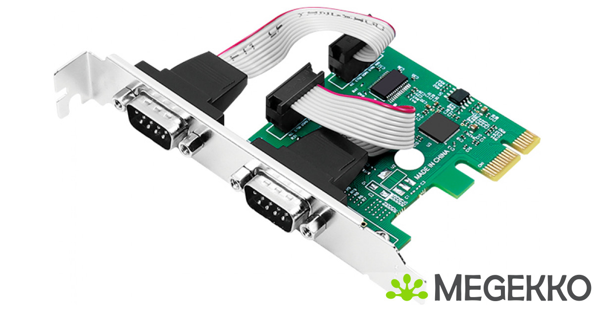 Megekko.nl - LogiLink PC0031 PCI Express 2x Seriële Adapter