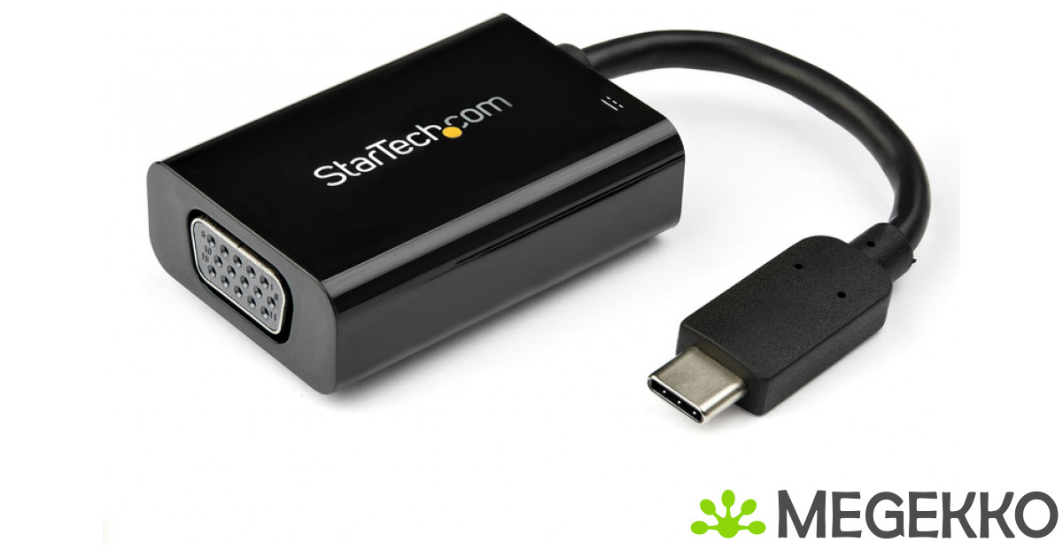 Megekko Nl Startech Com Usb C Naar Vga Video Adapter Met Usb Power Deli