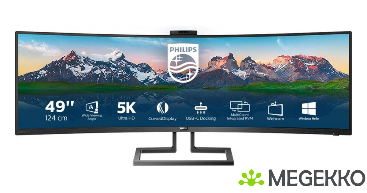 Megekko Nl Philips P Line P H Ultrawide Quad Hd Usb C W Va