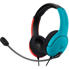 PDP LVL40 Headset Hoofdband 3,5mm-connector Zwart, Blauw, Rood