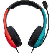 PDP-LVL40-Headset-Hoofdband-3-5mm-connector-Zwart-Blauw-Rood