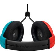 PDP-LVL40-Headset-Hoofdband-3-5mm-connector-Zwart-Blauw-Rood