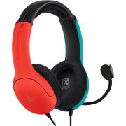 PDP-LVL40-Headset-Hoofdband-3-5mm-connector-Zwart-Blauw-Rood