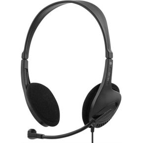 Deltaco HL-43 hoofdtelefoon/headset Hoofdband Zwart