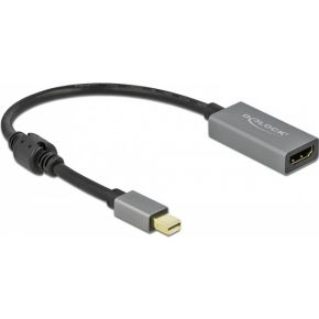 Delock 66570 Actieve mini-DisplayPort 1.4 naar HDMI-adapter 4K 60 Hz (HDR)