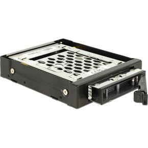 Delock 47228 3,5" mobiel rack voor 1 x 2,5" SATA/SAS HDD/SSD met trillingsbescherming