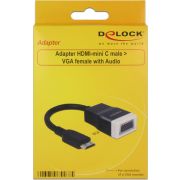 Delock-65588-Adapter-HDMI-mini-C-male-VGA-female-met-audio