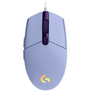 Logitech G G102 Lila Gaming muis