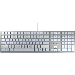 CHERRY KC 6000 Slim Zilver toetsenbord