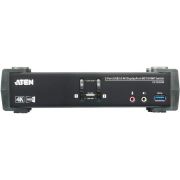 ATEN-2-Poorts-KVM-Schakelaar-USB-3-0-4K-DisplayPort-MST-Zwart