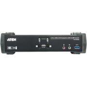 ATEN-2-Poorts-KVM-Schakelaar-USB-3-0-4K-DisplayPort-MST-Zwart