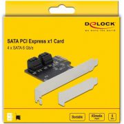 Delock-90010-4-poorts-SATA-PCI-Express-x1-kaart-Low-Profile-vormfactor