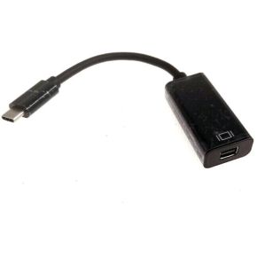 Microconnect USB3.1CMDPB 0.2m USB C Mini DisplayPort Zwart video kabel adapter