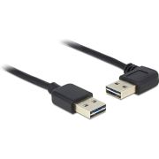 Delock 83467 Kabel EASY-USB 2.0 Type-A male > EASY-USB 2.0 Type-A male haaks links / rechts 5 m