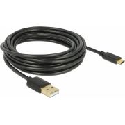 Delock 83669 USB 2.0-kabel Type-A naar Type-C 4 m