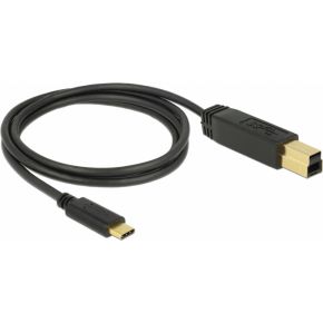 Delock 83675 USB 3.1 Gen 2 (10 Gbps) kabel Type-C naar Type-B 1 m