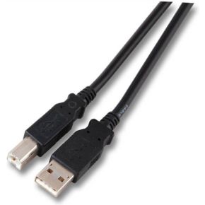 EFB Elektronik 5.0m USB 2.0 A/B 5m USB A USB B Mannelijk Mannelijk Zwart USB-kabel